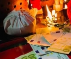 Portefeuille ou valise magique de la richesse multiplicateur d'argent