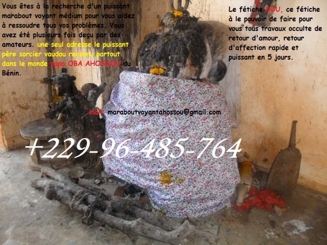 MARABOUT AFRICAIN AUTHENTIQUE ET CERTIFIE PAR L'INAD