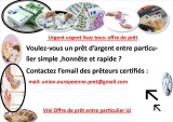 Offre de prêt entre particulier sérieux et rapide en 72h ou 24 h tout depend de l'urgence union.europeenne.pret@gmail.com