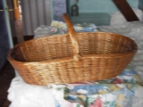 Grand panier en osier