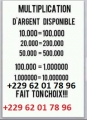 L'argent du djinn-l'appel au génie de la richesse +229 62 01 78 96